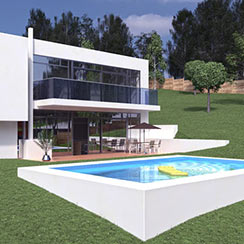 Rendu d'architecture. projet personnel